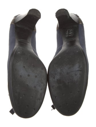 Tod's Leather Colorblock Pattern Pumps