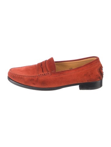 Tod's Flats Suede Loafers 10.5
