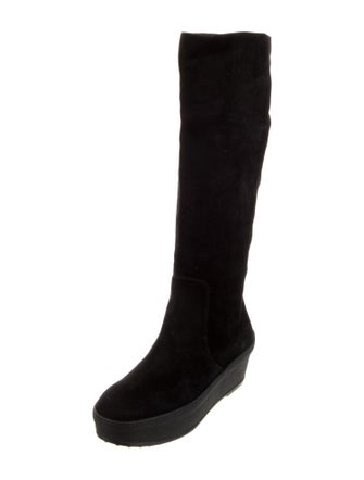 Tod's Suede Rain Boots