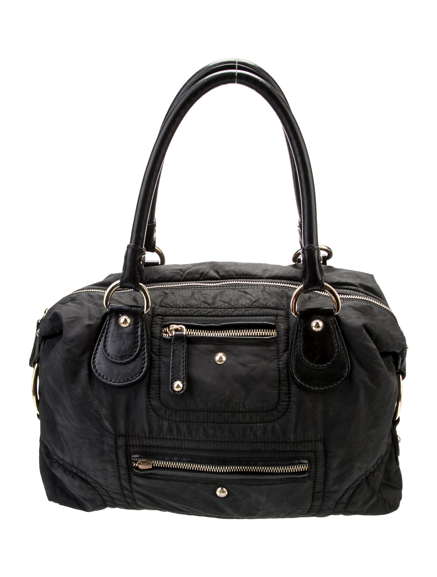 Tod's Nylon Top Handle Bag