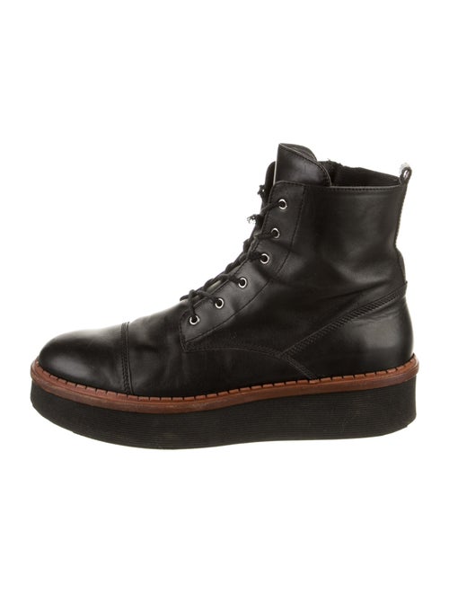 Tod's Leather Combat Boots