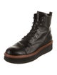 Tod's Leather Combat Boots