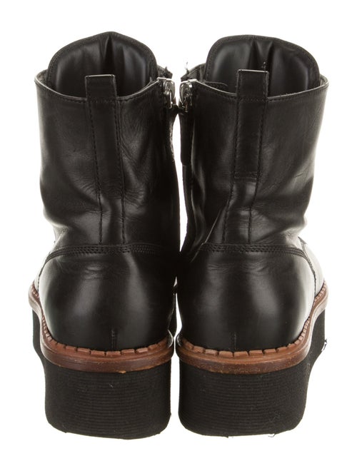 Tod's Leather Combat Boots