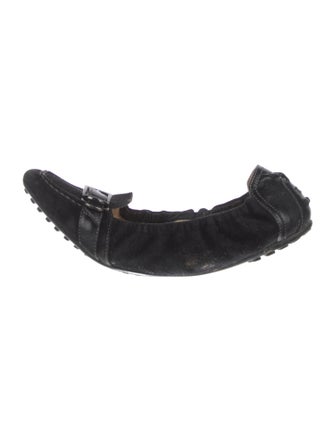 Tod's Suede Ballet Flats