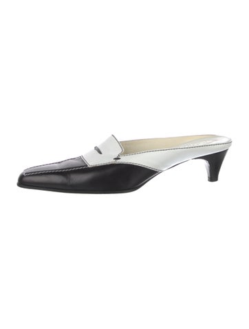 Tod's Flats Leather Mules 7.5