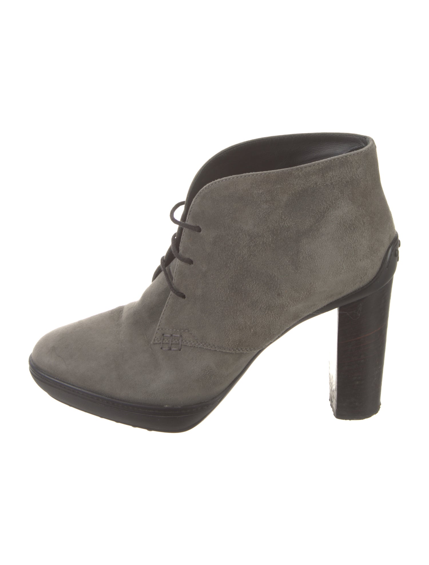 Tod's Suede Lace-Up Boots