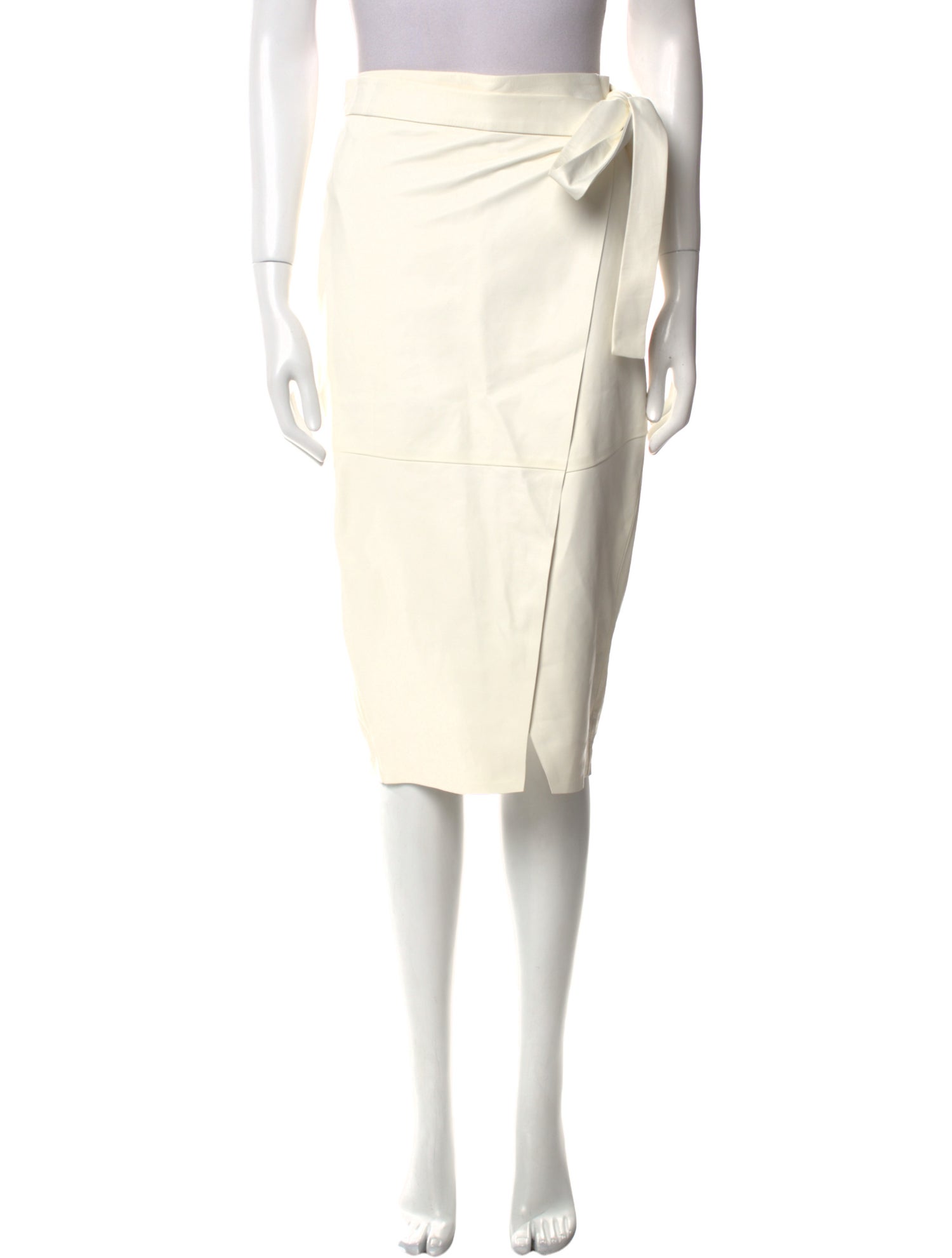 Tod's Leather Knee-Length Skirt