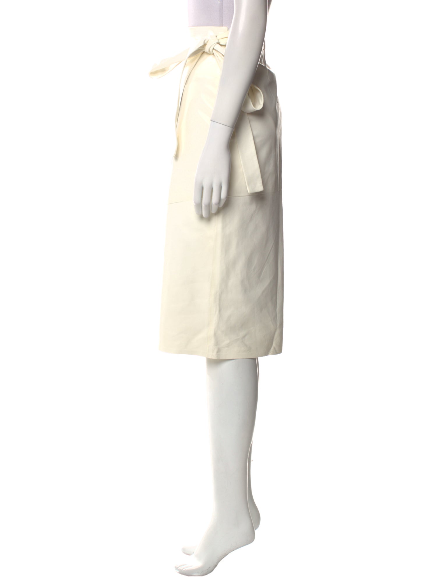 Tod's Leather Knee-Length Skirt