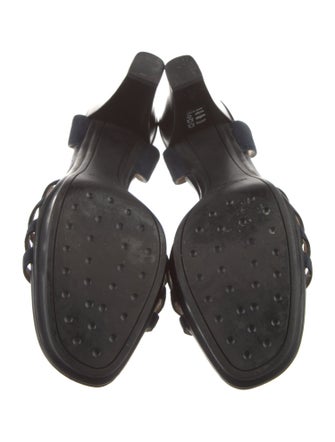 Tod's Suede T-Strap Sandals