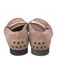 Tod's Suede Crystal Embellishments Loafers