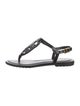 Tod's Patent Leather T-Strap Sandals
