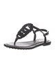 Tod's Patent Leather T-Strap Sandals
