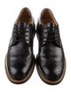 Tod's Leather Eyelet Trim Brogues