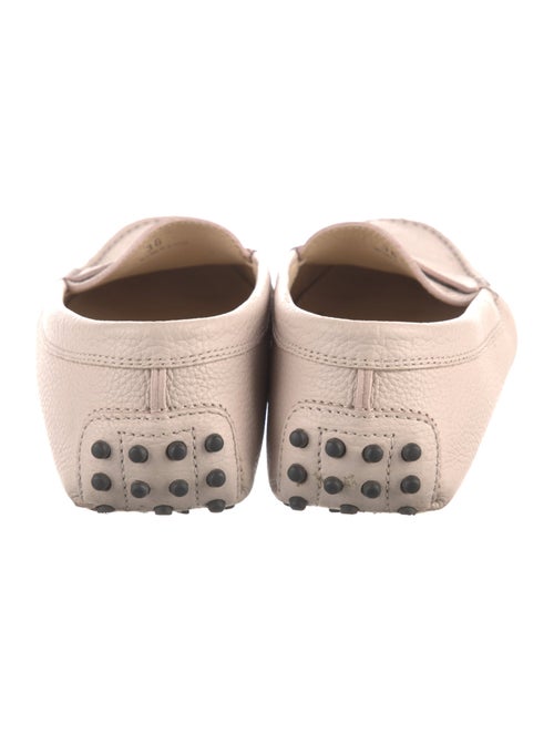 Tod's Leather Lasercut Accents Loafers