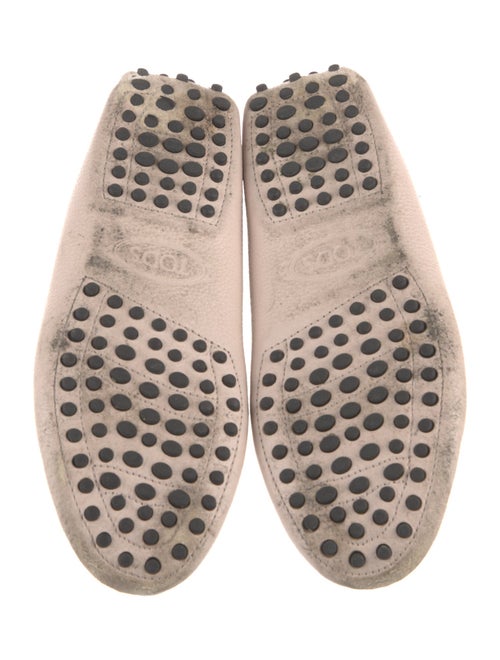 Tod's Leather Lasercut Accents Loafers