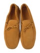 Tod's Suede Bow Accents Moccasins