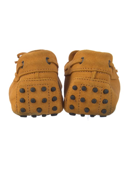 Tod's Suede Bow Accents Moccasins