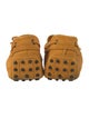 Tod's Suede Bow Accents Moccasins