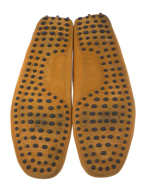 Tod's Suede Bow Accents Moccasins