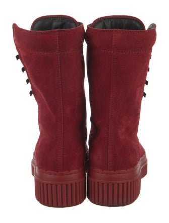 Tod's Suede Combat Boots