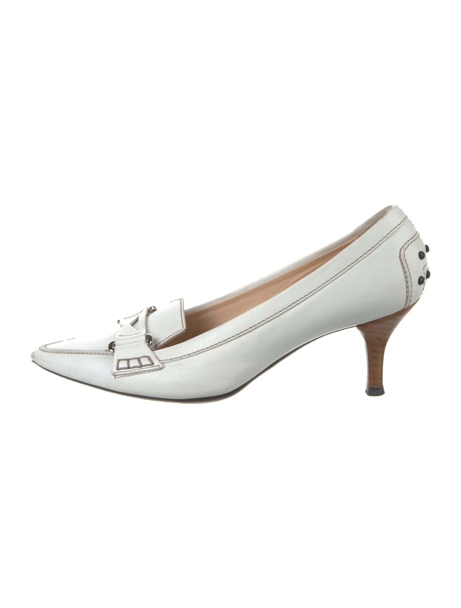 Tod's Patent Leather Bow Accents Pumps