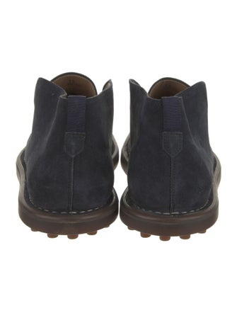 Tod's Suede Lace-Up Boots