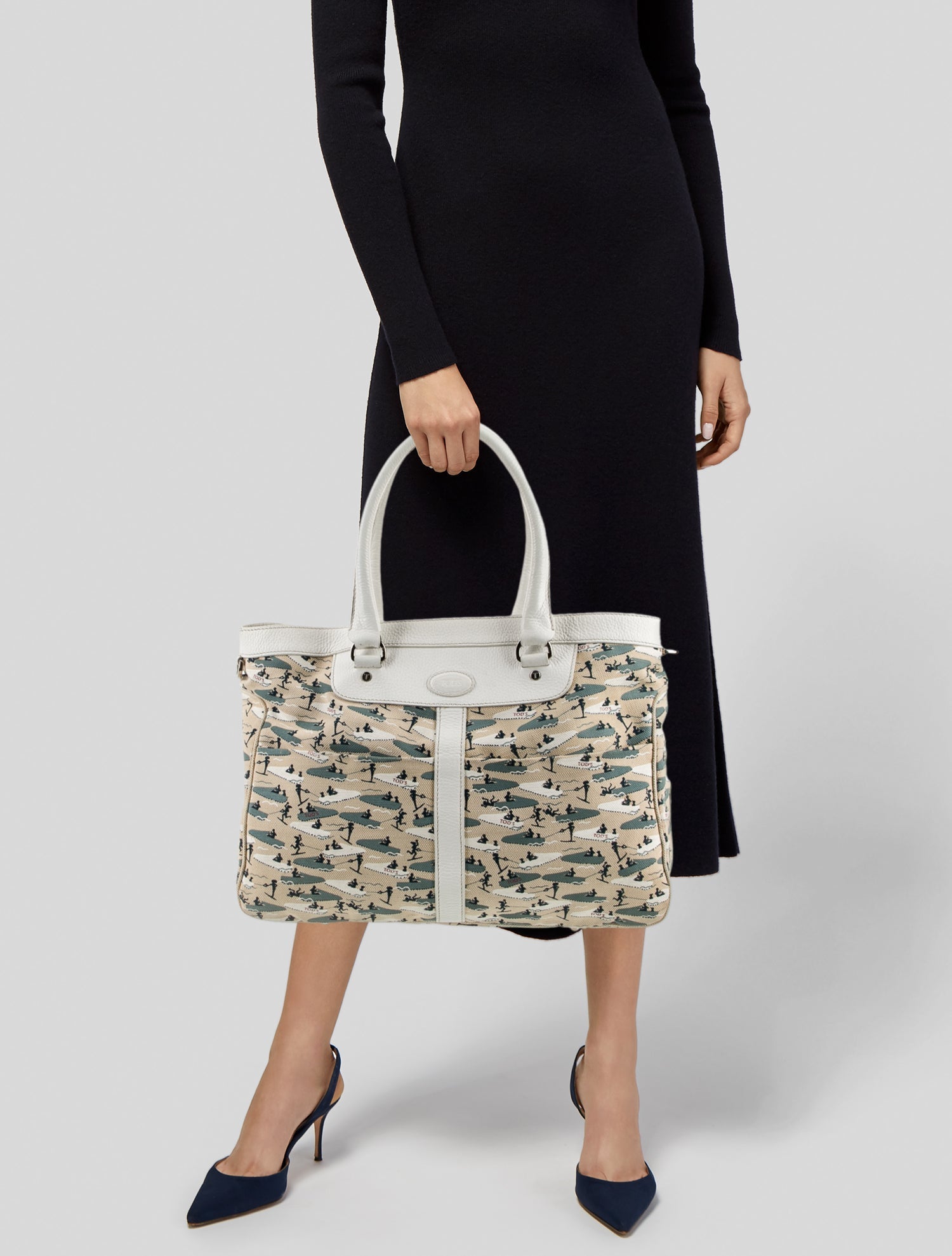 Tod's Canvas Tote