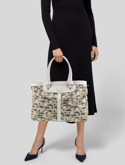 Tod's Canvas Tote