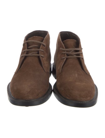 Tod's Suede Lace-Up Boots