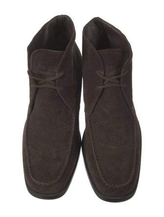 Tod's Suede Lace-Up Boots