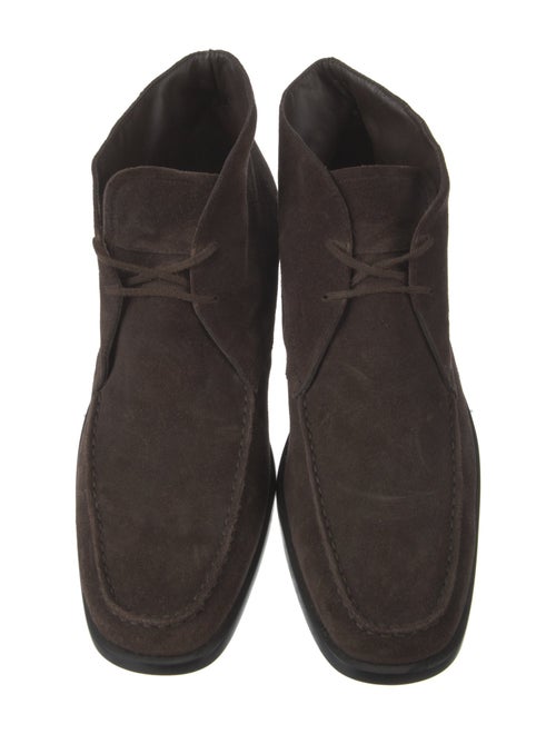 Tod's Suede Lace-Up Boots