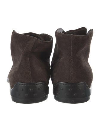 Tod's Suede Lace-Up Boots
