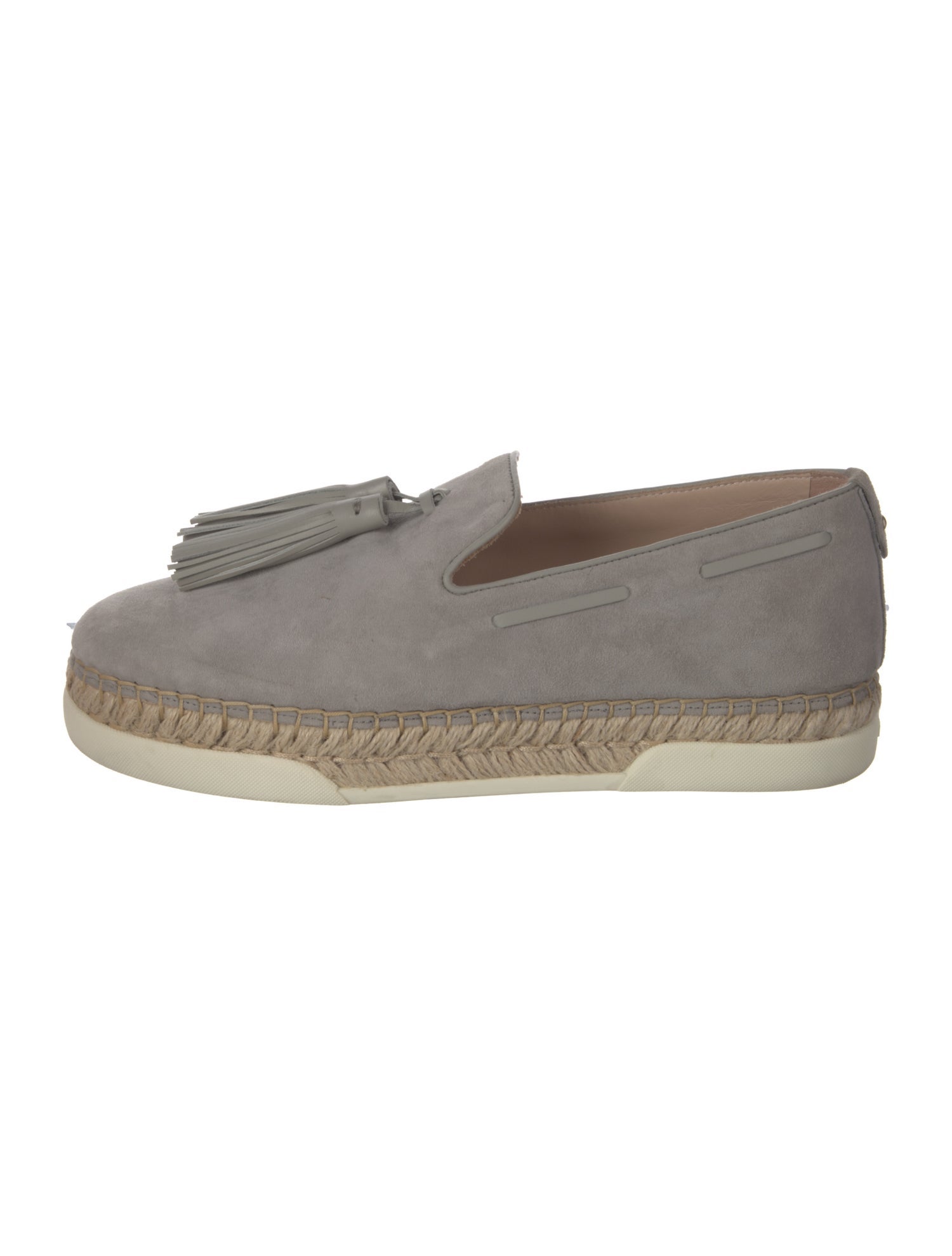 Tod's Suede Tassel Accents Espadrille Sneakers