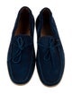 Tod's Suede Bow Accents Boat Shoes