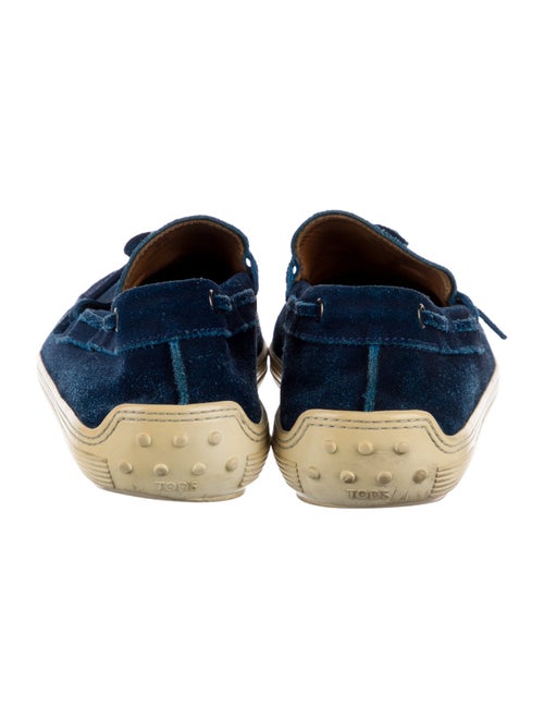 Tod's Suede Bow Accents Boat Shoes