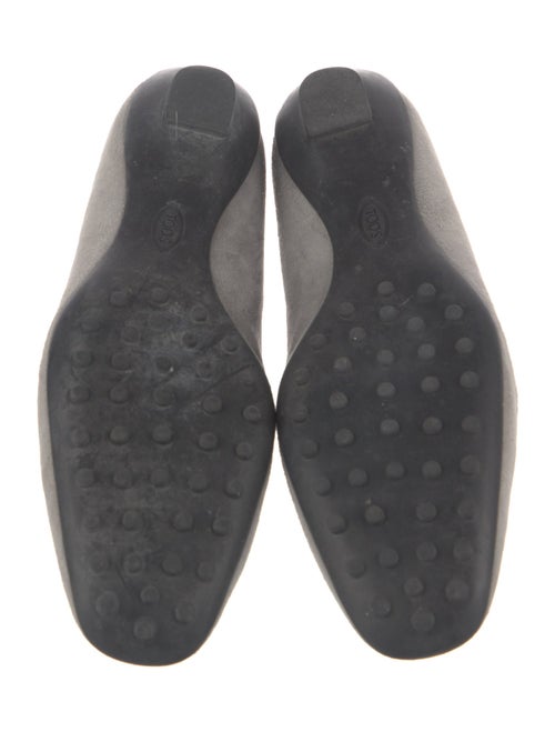 Tod's Suede Colorblock Pattern Flats