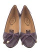 Tod's Leather Bow Accents Pumps