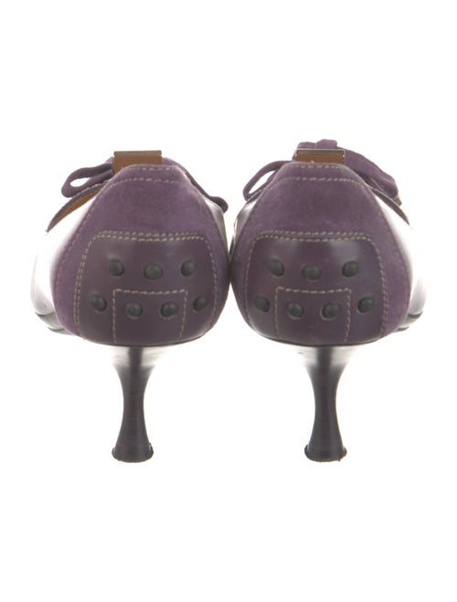 Tod's Leather Bow Accents Pumps