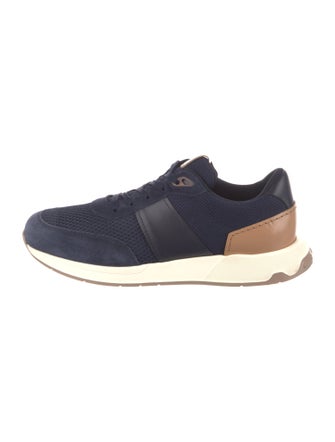 Tod's Leather Colorblock Pattern Athletic Sneakers