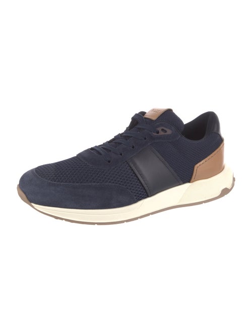 Tod's Leather Colorblock Pattern Athletic Sneakers