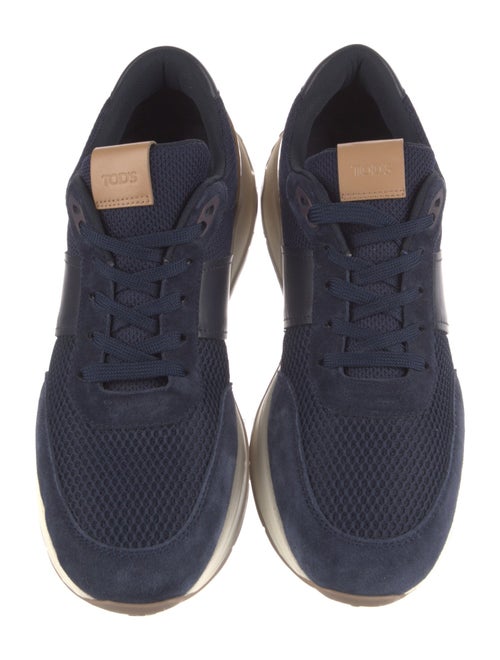 Tod's Leather Colorblock Pattern Athletic Sneakers