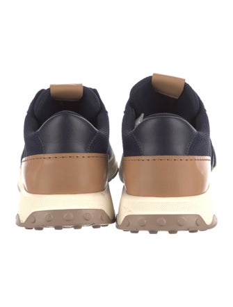 Tod's Leather Colorblock Pattern Athletic Sneakers