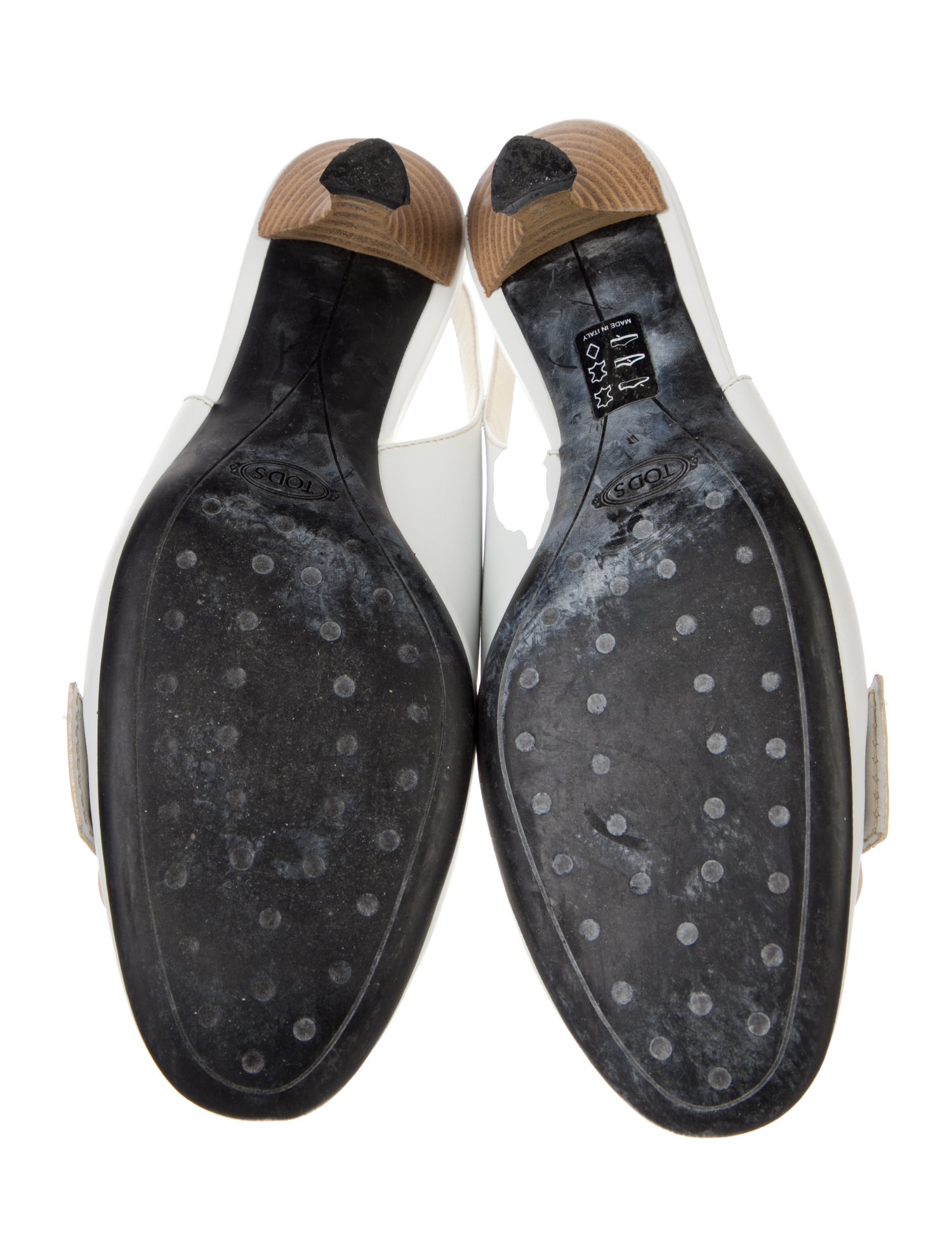 Tod's Leather Slingback Pumps