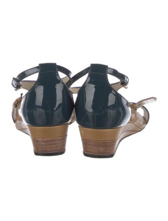 Tod's Patent Leather T-Strap Sandals