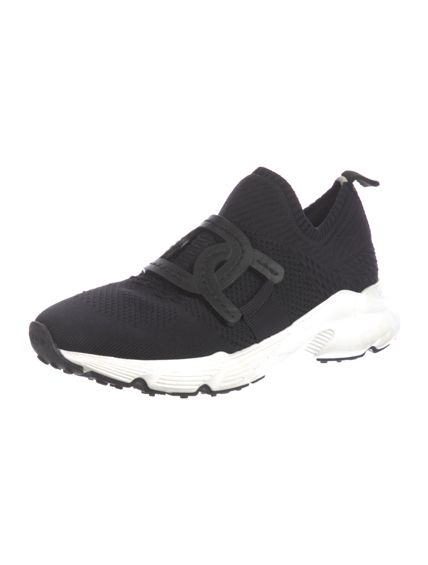 Tod's Leather Trim Embellishment Sneakers