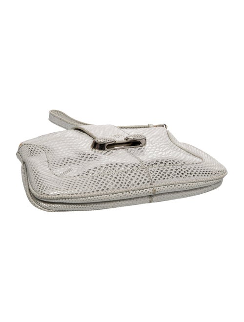 Tod's Embossed Leather Evening Bag