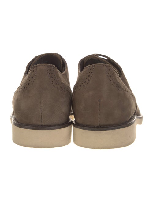 Tod's Suede Eyelet Trim Brogues