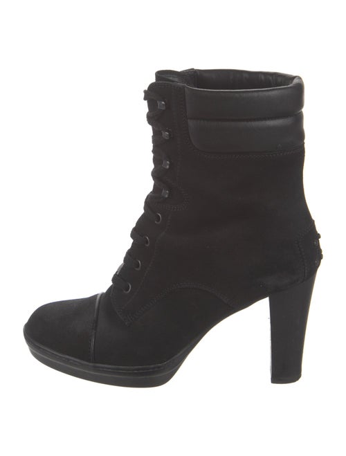 Tod's Suede Lace-Up Boots