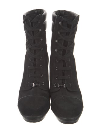 Tod's Suede Lace-Up Boots
