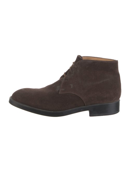 Tod's Suede Lace-Up Boots